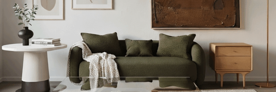 Living room from AI generated video